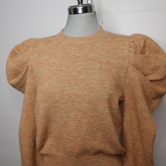 Astr Nicola puff sleeve sweater M - Picture 3 of 10